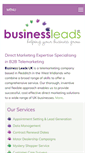 Mobile Screenshot of business-leads-uk.co.uk